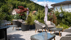 Frokost hos L'Alchemille, Kaysersberg, Frankrig