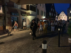 Vægteren går gennem Turckheim