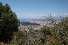 Udsigt fra Mont Boron, Nice, Frankrig