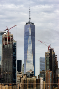 Vandretur over Brooklyn Bridge, New York, USA