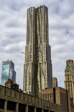 Vandretur over Brooklyn Bridge, New York, USA