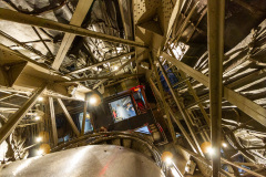 Turister på tur op i Frihedsgudinden, Liberty Island, New York, USA