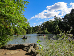 Vandretur i Central Park, New York, USA