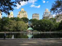 Vandretur i Central Park, New York, USA