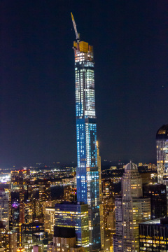 Udsigten fra Top of the Rock, Rockefeller Center, New York, USA