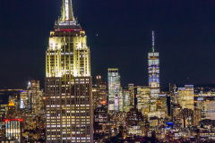 Udsigten fra Top of the Rock, Rockefeller Center, New York, USA