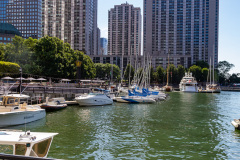 North Cove Yacht Harbor, New York, USA