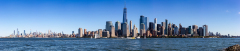 Manhattan set fra Liberty State Park, New Jersey, USA
