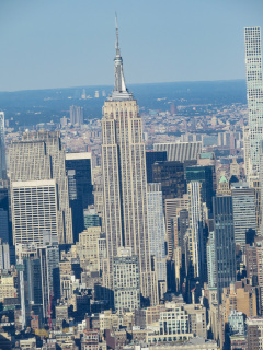 Udsigt fra One World Trade Center, New York, USA