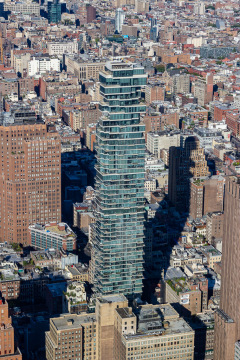 Udsigt fra One World Trade Center, New York, USA