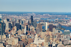 Udsigt fra One World Trade Center, New York, USA