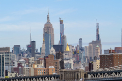Vandretur over Brooklyn Bridge, New York, USA