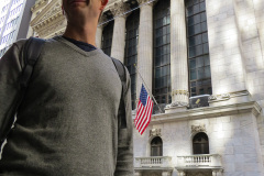 Karsten ved Wall Street børsen