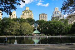 Vandretur i Central Park, New York, USA