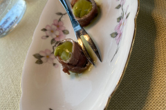 Middag på Osteria Battaglino, Dogliani, Piemonte, Italien