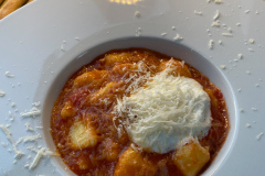 Middag på Osteria Battaglino, Dogliani, Piemonte, Italien