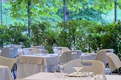 Middag på Il Torchio, Dogliani, Piemonte, Italien. Vores stamrestaurant når vi er i Dogliani, lækker mad til yderst rimelige priser.