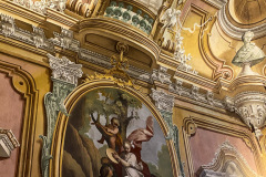 Middag på Da Francesco i Cherasco, Piemonte, Italien. Wauw, de smukkeste lokaler vi har spist i til dato, med vægmalerier fra helt tilbage til 1772. Og maden var også fantastisk.