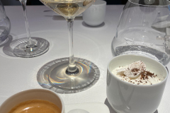 Frokost på vores stamrestaurant L'Atalier du Peintre i Colmar, Alsace, Frankrig