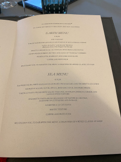 Middag på den 1 stjernede Michelin Ristorante Massimo Camia ved La Morra i Piemonte