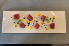 Middag på den 1 stjernede Michelin Ristorante Massimo Camia ved La Morra i Piemonte