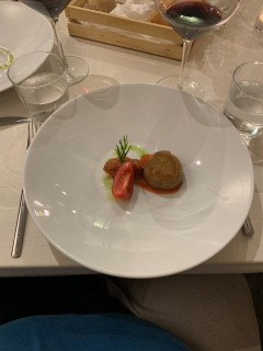 Middag på den fantastiske restaurant La Berlera i Riva del Garda.