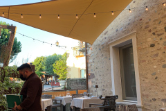 Middag på La Chiusina i Borghetto lidt syd for Gardasøen.