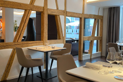 Frokost på vores favorit 1 stjernede Michelinrestaurant i L'Atalier du Peintre i Colmar, Alsace. Sublimt niveau til priser der ikke burde kunne lade sig gøre.