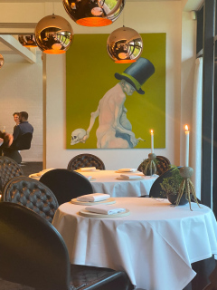 Middag på Restaurant Frederikshøj i Århus med Rikke og Klaus.