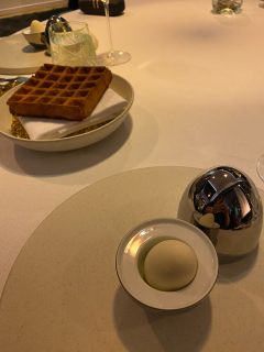 Middag på Restaurant Frederikshøj i Århus med Rikke og Klaus.