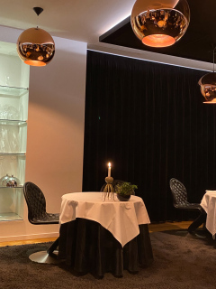 Middag på Restaurant Frederikshøj i Århus med Rikke og Klaus.