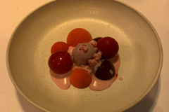 Middag på Restaurant Frederikshøj i Århus med Rikke og Klaus.