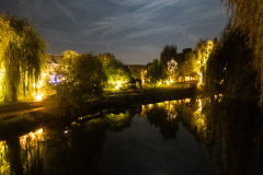 En lille tur rundt om restauranten, på vej tilbage til hotellets skønne 5 stjernede luksus venter.