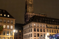 Første aften i Alsace i Strasbourg, med en lille middag og en rask gåtur i Petite France.