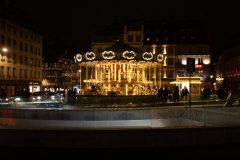 Første aften i Alsace i Strasbourg, med en lille middag og en rask gåtur i Petite France.