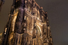 Første aften i Alsace i Strasbourg, med en lille middag og en rask gåtur i Petite France.