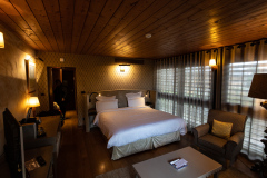 Så er vi ankommet til Hotel des Berges, Auberge de l'Ills tilhørende 5 stjernede hotel. Et megahyggeligt sted, som desværre heller ikke er gratis, så vi nøjes med en enkelt overnatning i denne omgang.