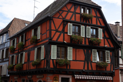 Tur til Ribeauville, hvor dagens frokost skulle indtages, inden endnu en aften i Michelinstjernernes tegn.
